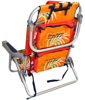 An Image Sample of Tommy Bahama Backpack Cooler Chair Backside View