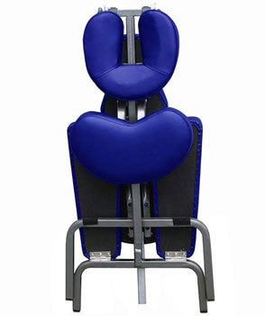 A folded Ataraxia Deluxe Portable Folding Massage Chair