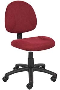 Burgundy Boss B315 office chair