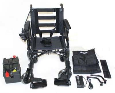 An image showing different parts of Drive Medical Cirrus Plus Electric Wheelchair