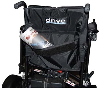 An image showing storage pocket of Cirrus Plus EC Power Wheelchair