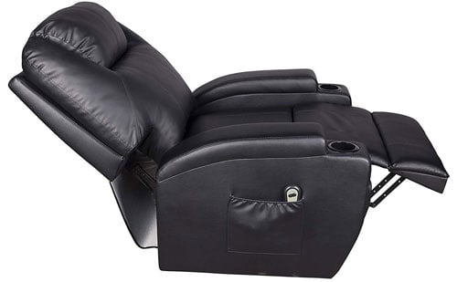 An Image Sample of Frivity Power Lift Recliner Sofa Chair Recliner Position