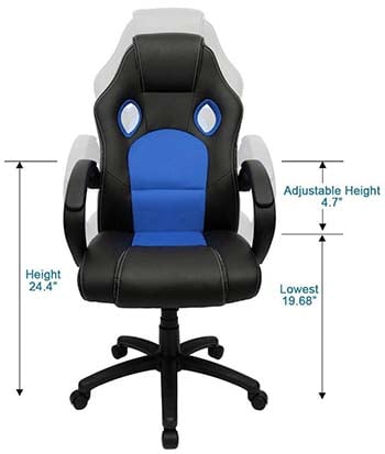 Blue Furmax High Back Gaming Chair specifications