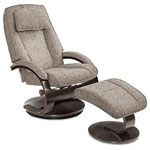 A Small Image of Macmotion Chairs: Bergen Fabric Recliner and Ottoman