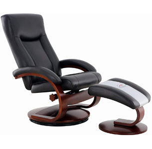 An Image of Macmotion Chairs: Bergen Leather Merlot