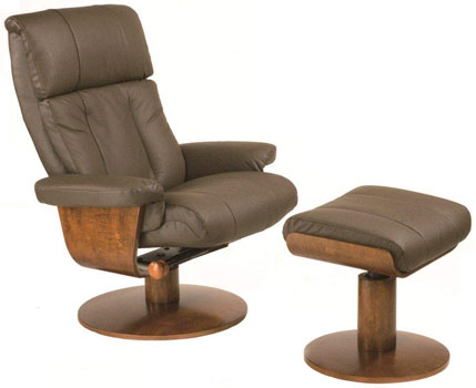 An Image of Left Side View of Macmotion Chairs: Norfolk Recliner 