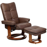 A Small Image of Macmotion Chairs: NuBuck Recliner and Ottoman