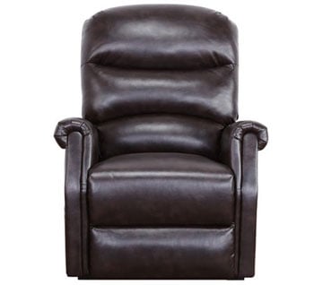 An Image Sample of Madison Home Classic Leather Recliner Brown Variants