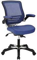 A smaller image of Modway Edge Mesh Office Chair in blue color