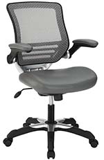 A smaller image of Modway Edge Mesh Office Chair in gray color