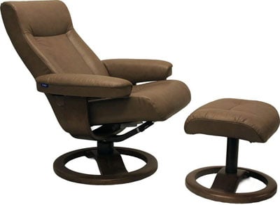Scansit 110 Review Cappuccino Leather Walnut Wood - Chair Institute