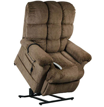 Windermere Burton NM1650 Power Lift Recliner Left View - Chair Institute