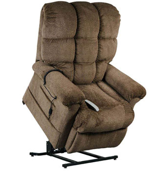 Left View of the Windermere Burton NM1650 Power Lift Recliner