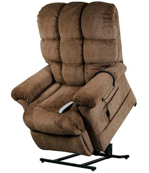Right View of the Windermere Burton NM1650 Power Lift Recliner