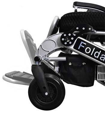 An image showing front wheels of Foldawheel PW-1000XL 