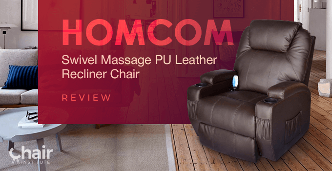 HOMCOM Swivel Massage Chair in a contemporary room