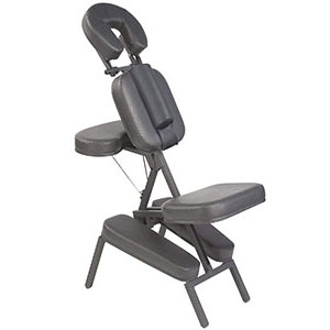 An image of the Master Massage Apollo massage chair in black upholstery