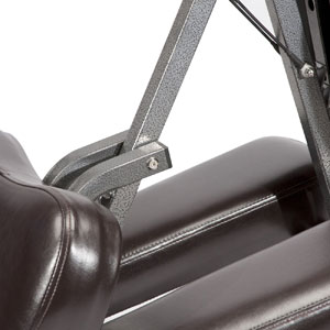 Close view of the Aircraft Steel Frame of the Master Massage Chair