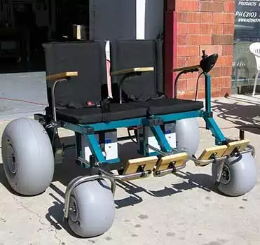 Beach Cruzr 4 2 Two-Seater Electric Wheelchair