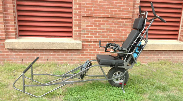 A Side View Image of Black Diamond TrailRider Wheelchair 