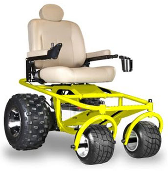 An Image of Nomad Off Road Power Wheelchair
