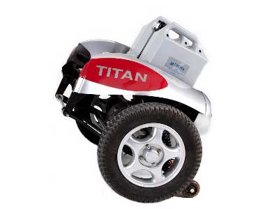Detached rear section of the Tzora Titan 4 Hummer XL Mobility Scooter