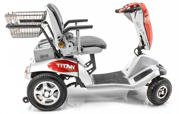 Side view of the Tzora Titan 4 Scooter