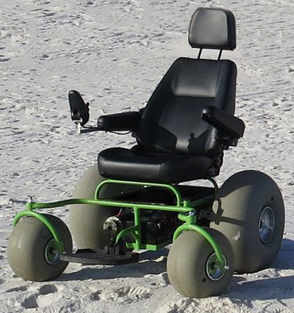 An Image of Right Main View of Beach Powered Mobility Beach Cruiser