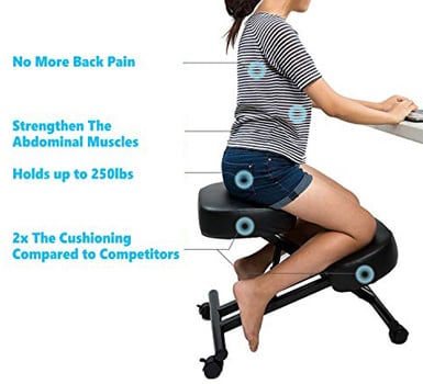 How to Sit in a Kneeling Chair Benefits of Kneeling Chair - Chair Institute