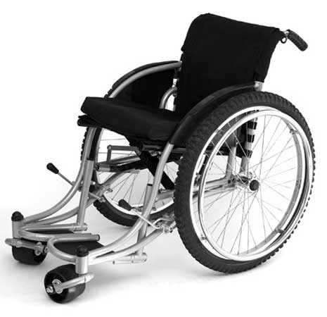A Right View Image of Whirlwind RoughRider Wheelchair