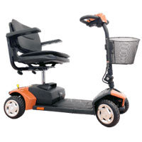 An Image of the Tiempo Travel Mobility Scooter for Excel Wheelchairs Review
