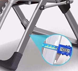 Illustrating the 40mm Diameter Steel Frame of the Zero Gravity Lounge Chair
