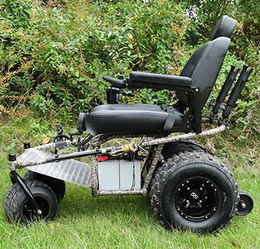 Right Side View of the Outdoor Extreme Mobility Nomad on grass