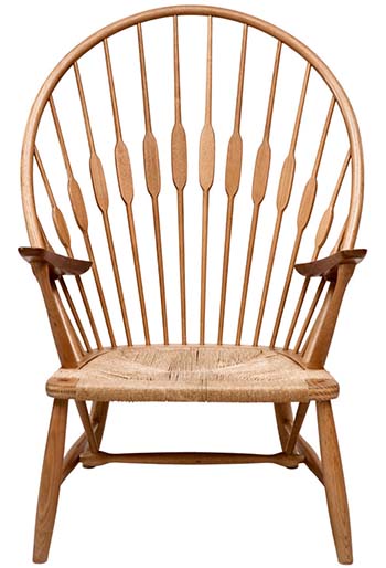 Wegner PP550 Peacock Chair made out of Solid Wood & Natural Papercord