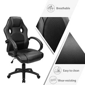 A Features Image View of Furmax High Back Executive Computer Chair