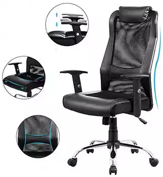 Vanbow Extra High Ergonomic Computer Chair