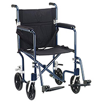 A Small Image of Best Lightweight Transport Wheelchair: Drive Medical’s FW19BL