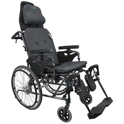 An Image of Front View of Best Lightweight Transport Wheelchair: Karman MVP 502