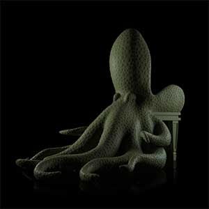 Octopus Chair, features a huge Octopus sculpture as a backrest