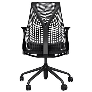 Breathable seatback of the Herman Miller Sayl