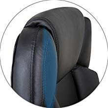 Built-in thick headrest of the LCH High Back Leather Office Chair