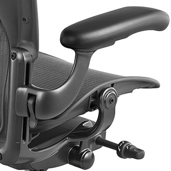 Armrest of Herman Miller Aeron Chair