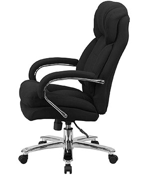 Side view of the Flash Furniture Hercules Series 24/7 Intensive Use Chair