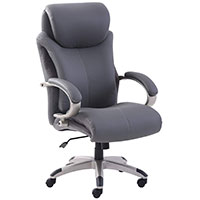 Gray variant of the Serta Air Health and Wellness Executive Chair