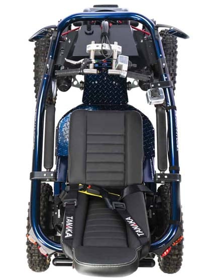 Top view of Overlander 4ZS in blue color
