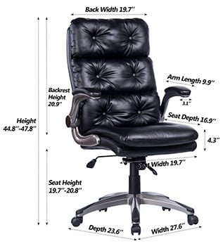 VANBOW Executive Office Chair: B07C9MQ5BW Specification