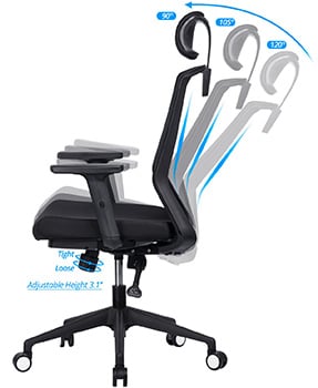VANBOW Executive Office Chair: B07CP1JGMN Rocking Function 