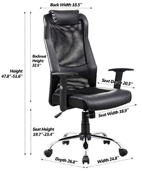 VANBOW Executive Office Chair: B07D6H6V88 Specification