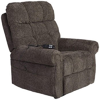 Left Side View of Ashley Furniture Ernestine Power Lift Recliner