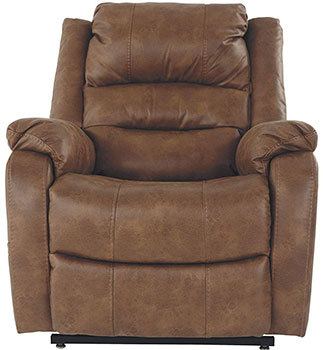 Front View of Ashley Yandel Power Lift Recliner